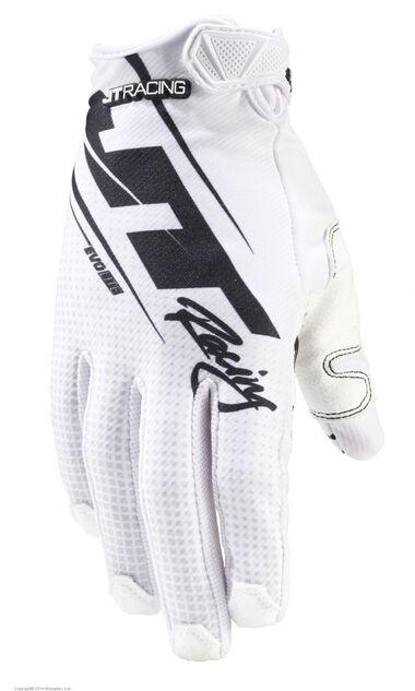 Перчатки JT Racing LITE SLSR BKWT