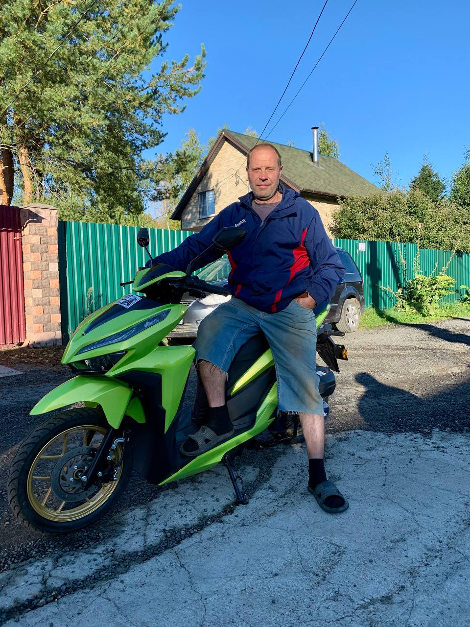 Скутер TMBK SCOOTER CLICK 50cc Lime 14/14