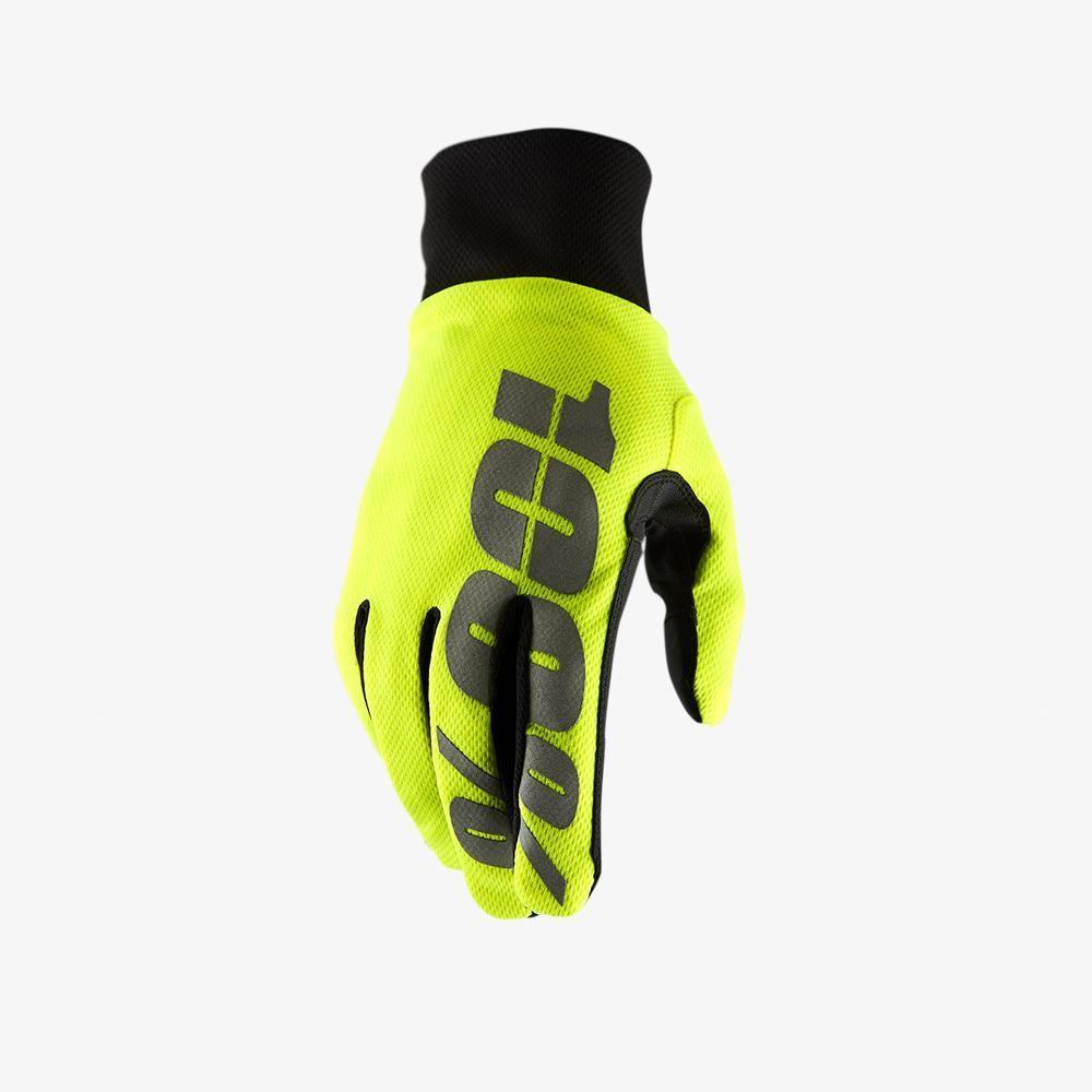 Перчатки 100% Hydromatic Waterproof Glove Neon Yellow