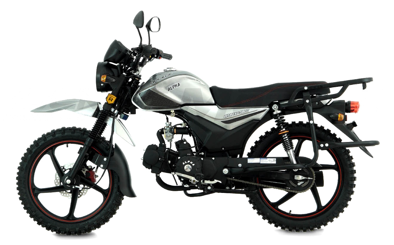 Мопед ROCKOT ALPHA OFFROAD (серый металлик)