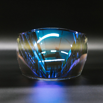 Визор для открытого дорожного мотошлема SHOCK R2 Синий