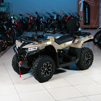 Квадроцикл BIZON YK450L EPS с ПТС Песочный