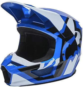 Шлем Fox V1 Race Lux Helmet Flow Blue