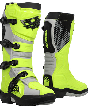 Мотоботы кроссовые ACERBIS ARTIGLIO Fluo Yellow/White