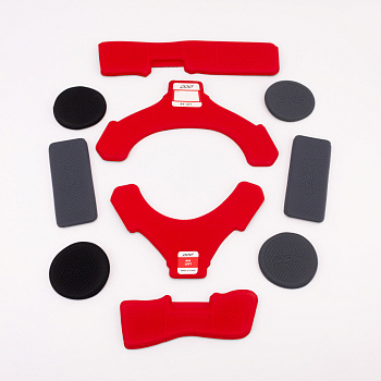 Вставки мягкие наколенников POD K4 Red OS-Left